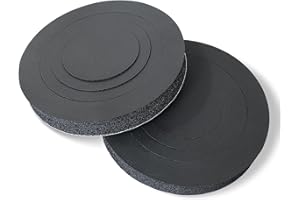 Fiegromech Speaker Foam Rings 4 5 6 6 6.5 Inch Universal Door Speaker Sponge Baffles Enhancer,3in1 High Rebound Self Adhesive