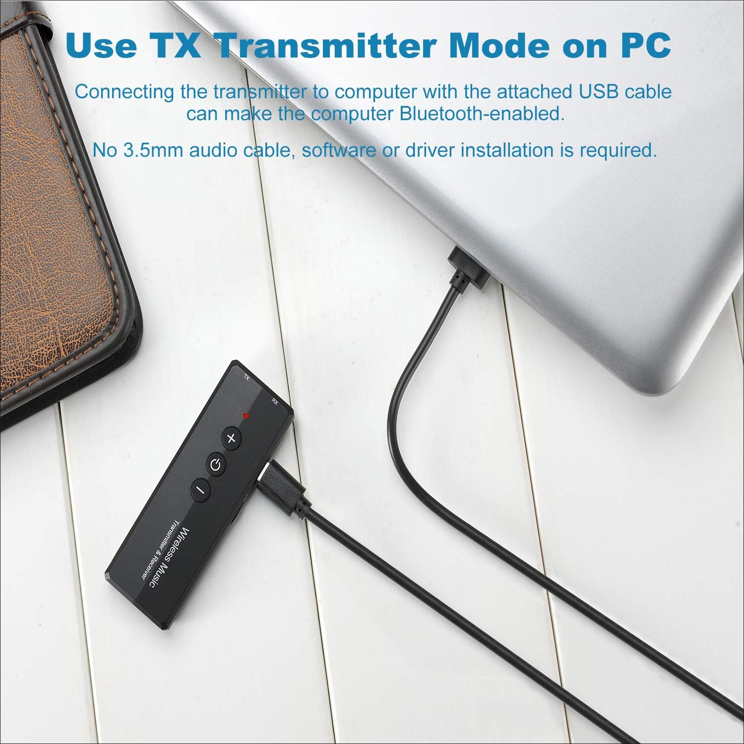 Bluetooth 5.0 Transmitter Receiver 3-in-1 - Image 4