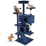 FDW Cat Tree 54in Cat Tower Multi-Level Durable Cat
