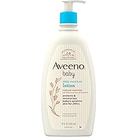 Aveeno Baby Daily Moisture Moisturizing Lotion for Delicate Skin with Natural Colloidal Oatmeal & Dimethicone…