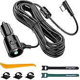 Range Tour Dash Camera Car Charger, USB-C Interfaces L-Type Driving Recorders Power Cord Universal Car Adapter Power Cord 22A