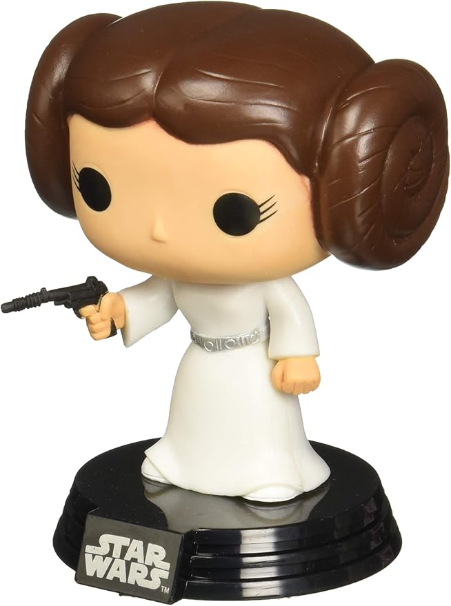 han solo and princess leia funko pop