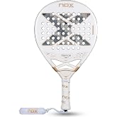 NOX Padel Racket Agustin Tapia AT10 Genius 12K Alum Xtrem 2026 Pala Padel | Teardrop Shape | Weight Balance System, 12K Alum Carbon Face, HR3 Black Eva Core | EOS Tunnel Agility, Custom Grip, Dual Spin