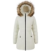 Orolay CHIIONE Women Winter Coat Thicken Faux Fur Hood Puffer Jacket | Waterproof Long Cinched Waist Parka Warm, Windproof and Slim Fit, Overcoat