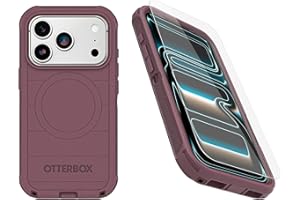 OtterBox iPhone 17 Pro (Only) Bundle: Defender Series Case & Screen Protector - Purple Mystery - Case Only - Snaps on MagSafe