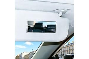 Universal Car Interior Cosmetic Mirror,Portable Auto Vanity Mirror For Sun Visor And Car Seat Back-Square