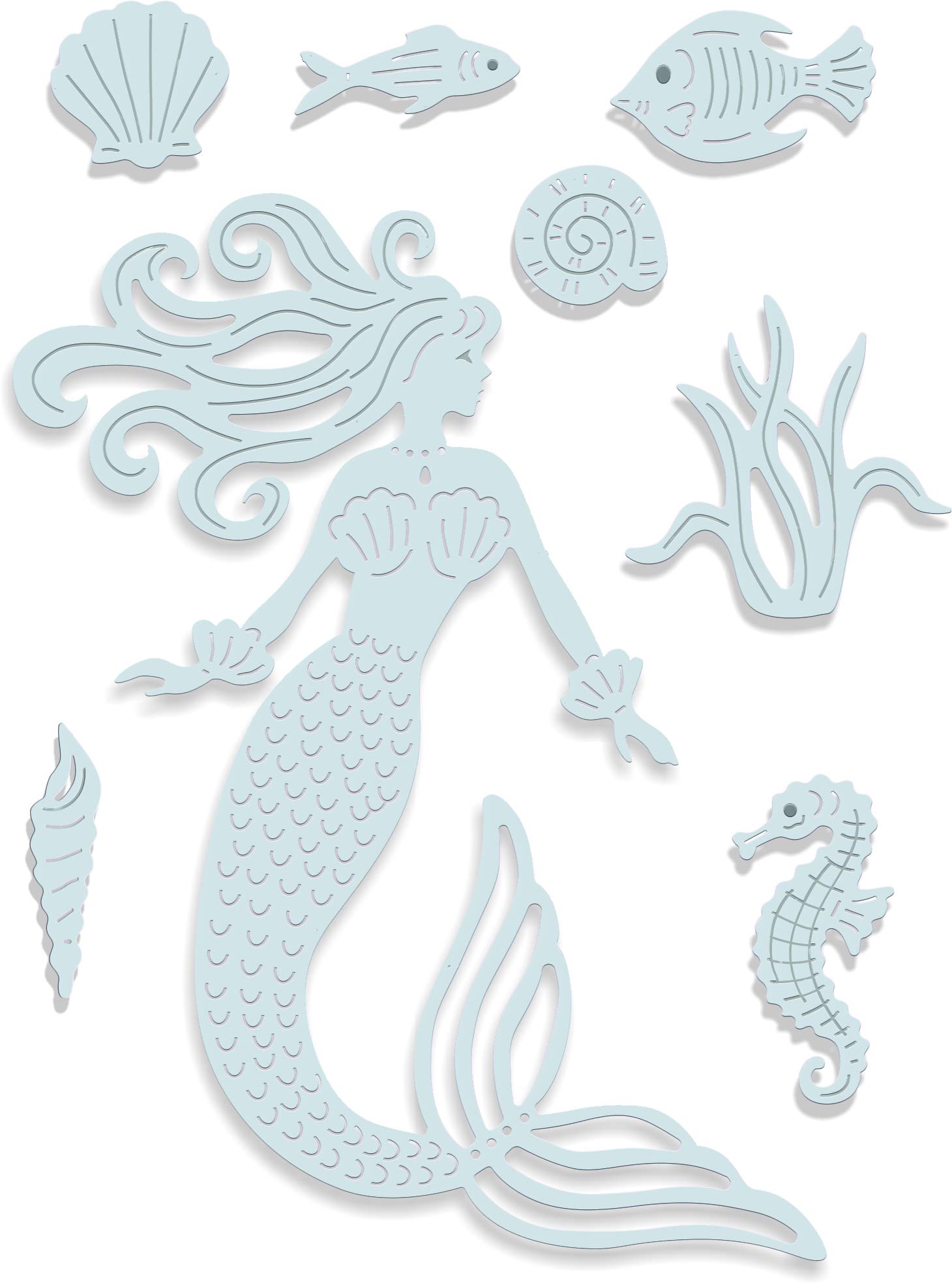 Sweet Dixie Cutting Die, Metal, Grey, Large