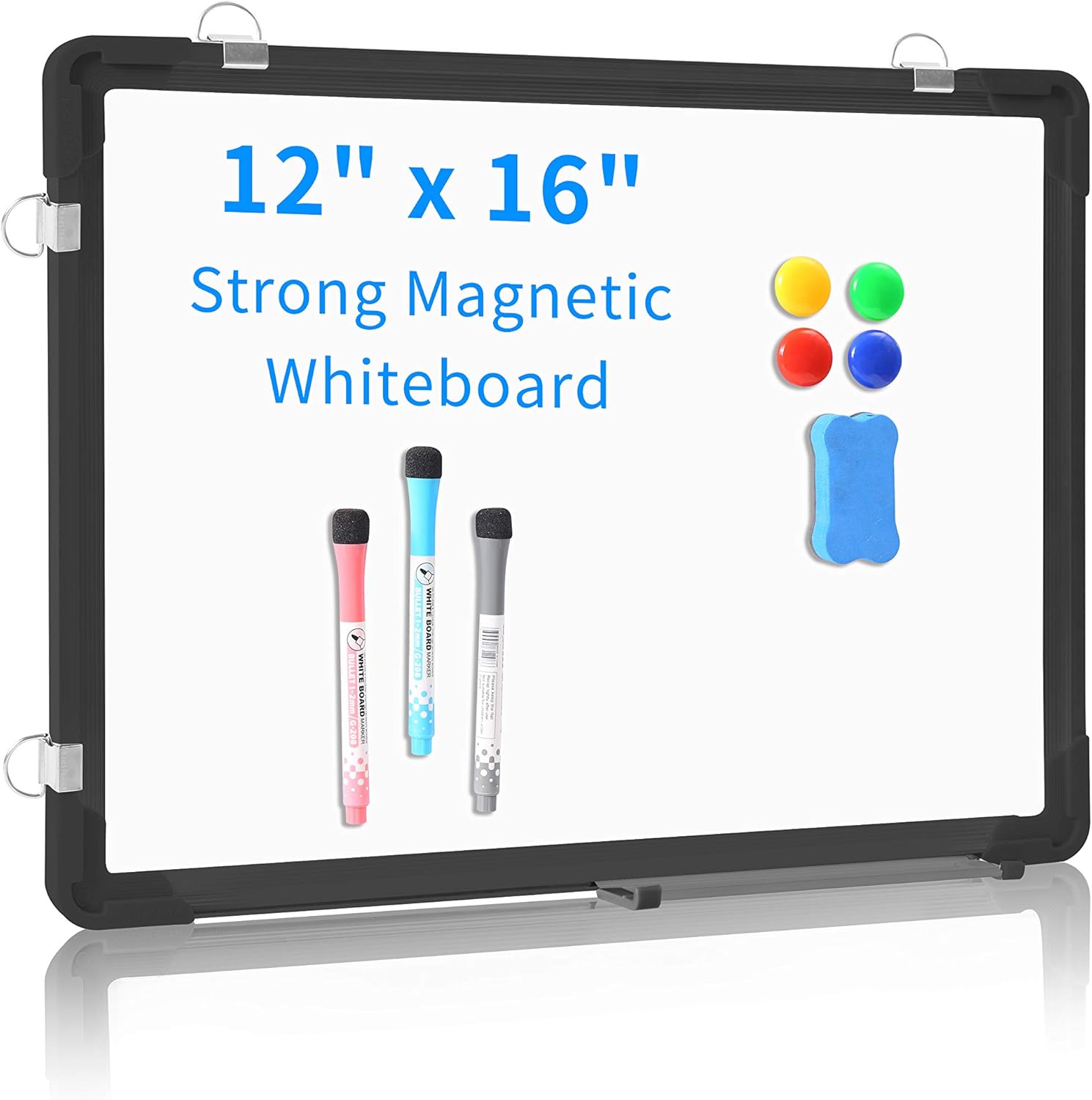 Small Dry Erase Board White Board 12" X 16" Hanging