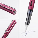 LAMY AL-star Black Purple Fountain Pen, Ergonomic Grip, Steel Nib M, Aluminum view 3