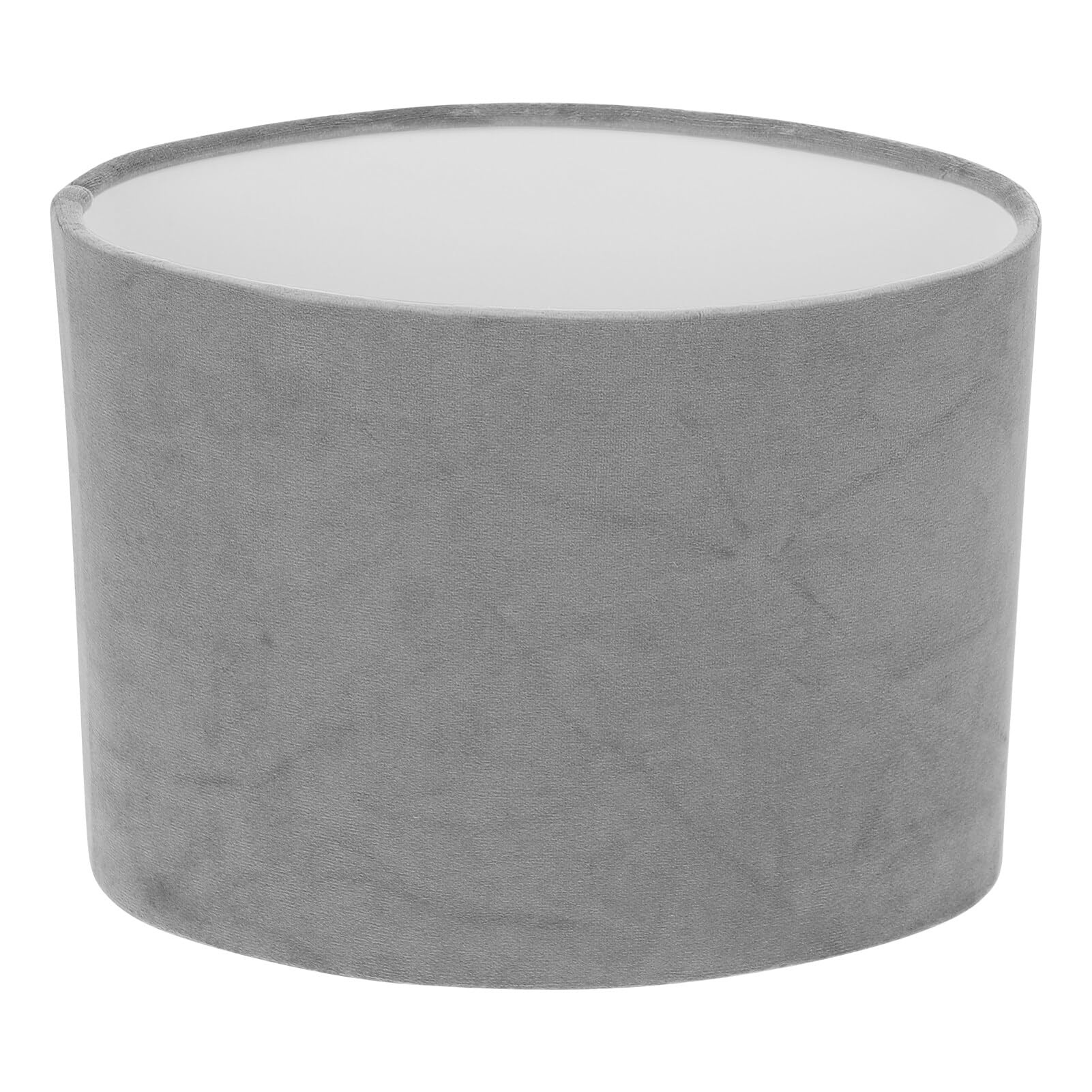 Lurrose Small Lamp Shades 1pc Cloth Lamp Shades for Table s, Oval Shape Shades E27 Fabric Shades Light Cover for Floor Ceilling Light (Grey) Shade