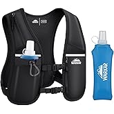 Running Vest, Hydration Backpack with 500ml Water Bladder Adjustable Chest Straps Reflective Strip Design Lightweight Breathable Great for Women Men Run/Hiking/Cycling/Climbing