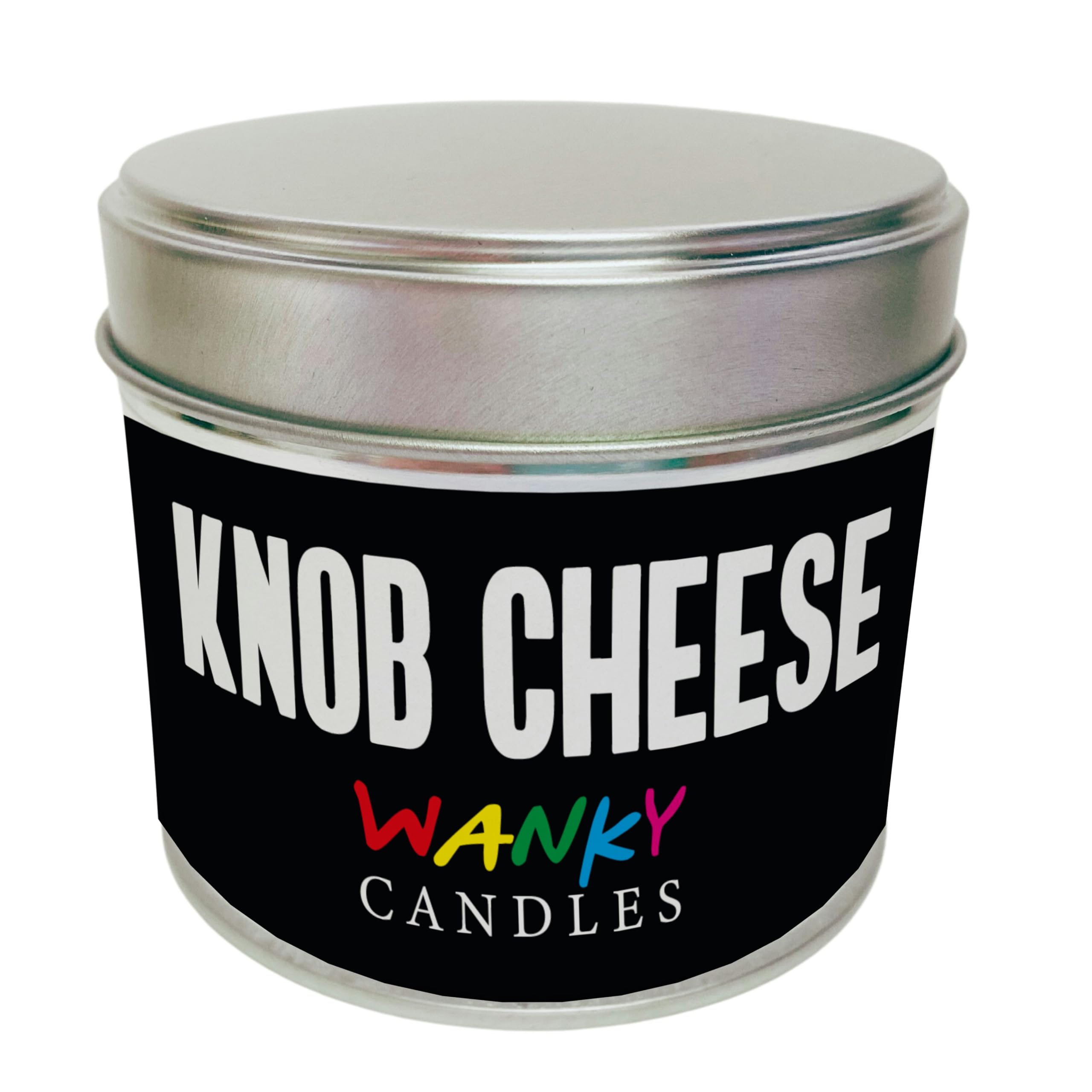 Wanky Candle Funny for Her Or Him Vanilla Scented Tin Novelty Rude Humour Birthday Christmas (Knob Cheese)