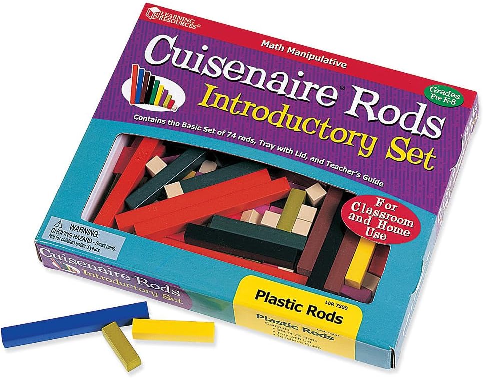 Jumbo Cuisenaire Rods Intro Set (Set of 74)