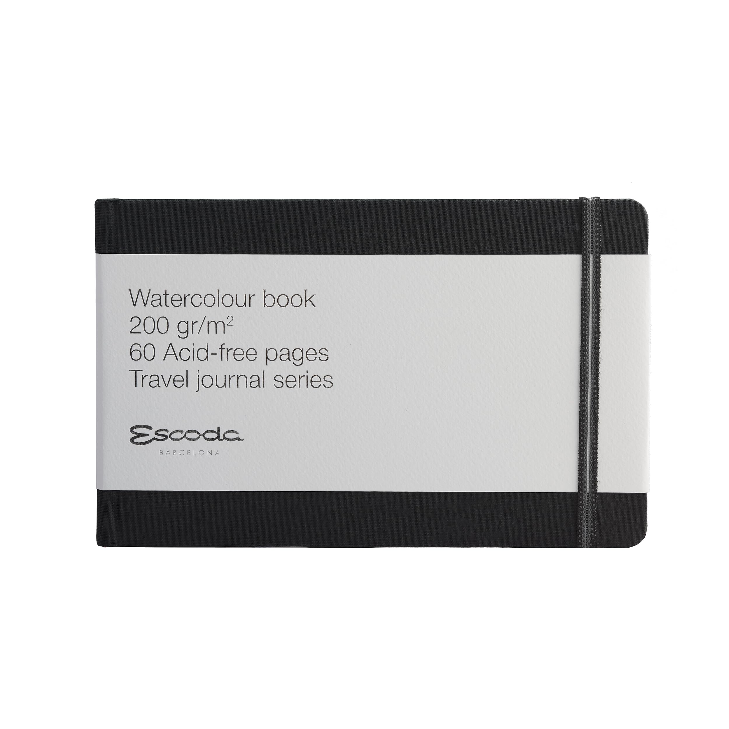 ESCODA Block Watercolor Paper A6 - Horizontal Landscape Travel Journal Sketchbook Notebook Professional Size 21x13,5cm 200 gr 60 Sheets Fine Grain Series L 200-20