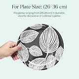 Winsome Invisible Plate Hanger Wall 26-36 cm White Steel Spring view 2