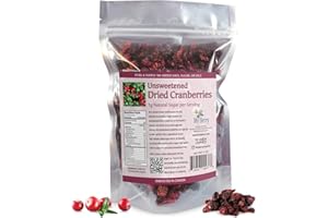 MY BERRY Unsweetened Dried Cranberries | No Added Sugar, Juice or Oils | Canadian Grown | Naturally Tart: 1g Natural Sugar Per Serving | More Berries Per Ounce Than Sweetened Berries | Woman-Owned Small Company | 3oz