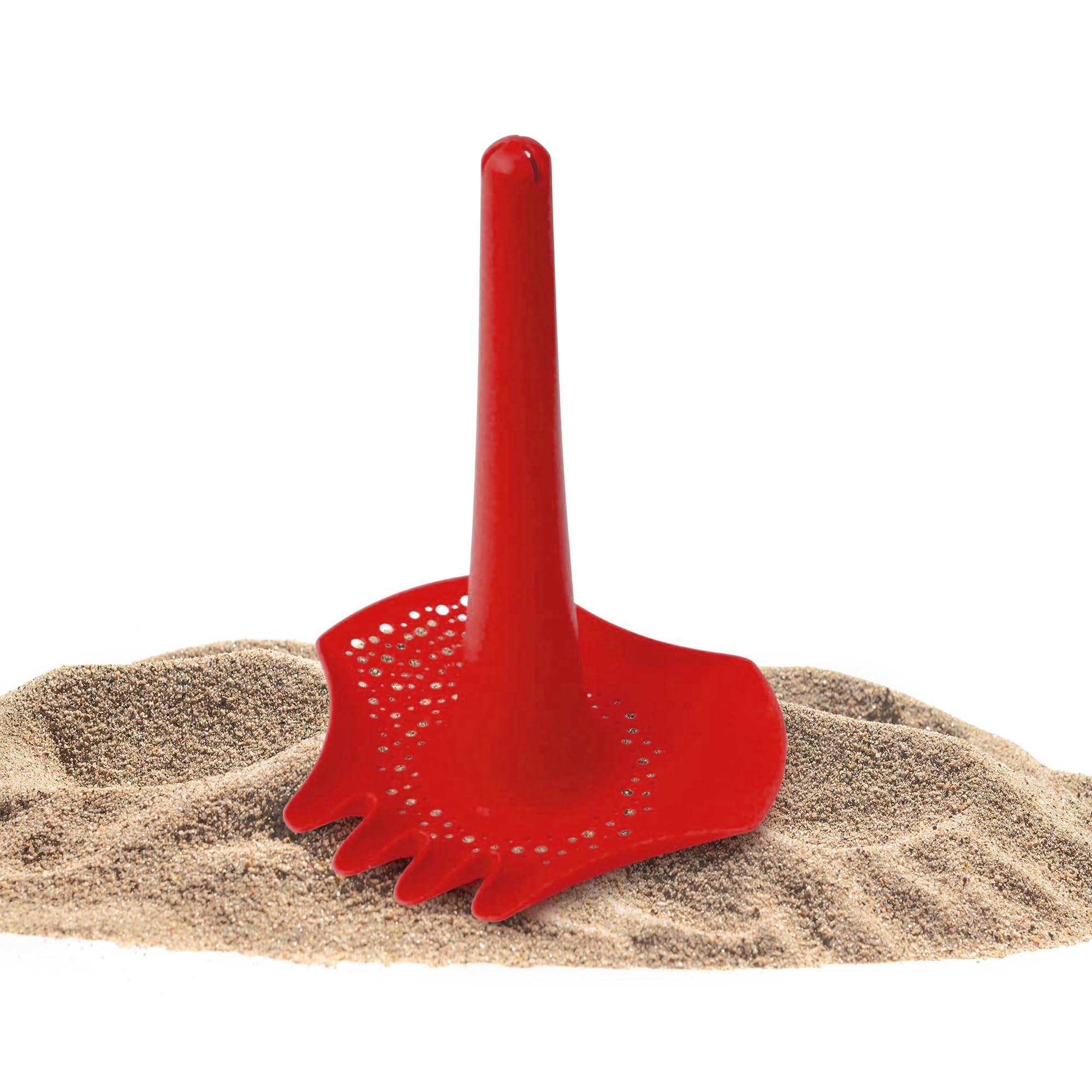 Quut Triplet (Calypso Pink) - All in One Rake, Shovel and Sifter Beach Toy
