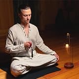 Meng Jiaran Walnut Wood Incense Holder, Modern Design for Home Decor view 6