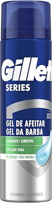 Series Gel De Afeitar Calmante Con Aloe Vera, Para Maquinilla De Afeitar Para Hombre 200ml