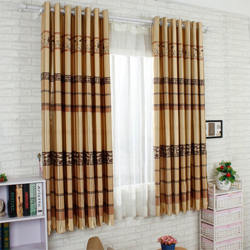 LIANGLAOI Curtain Living room,Thermal insulated blackout Balcony Short Half Thicker Children's room 1 piece-M 300x200cm(118x79inch)