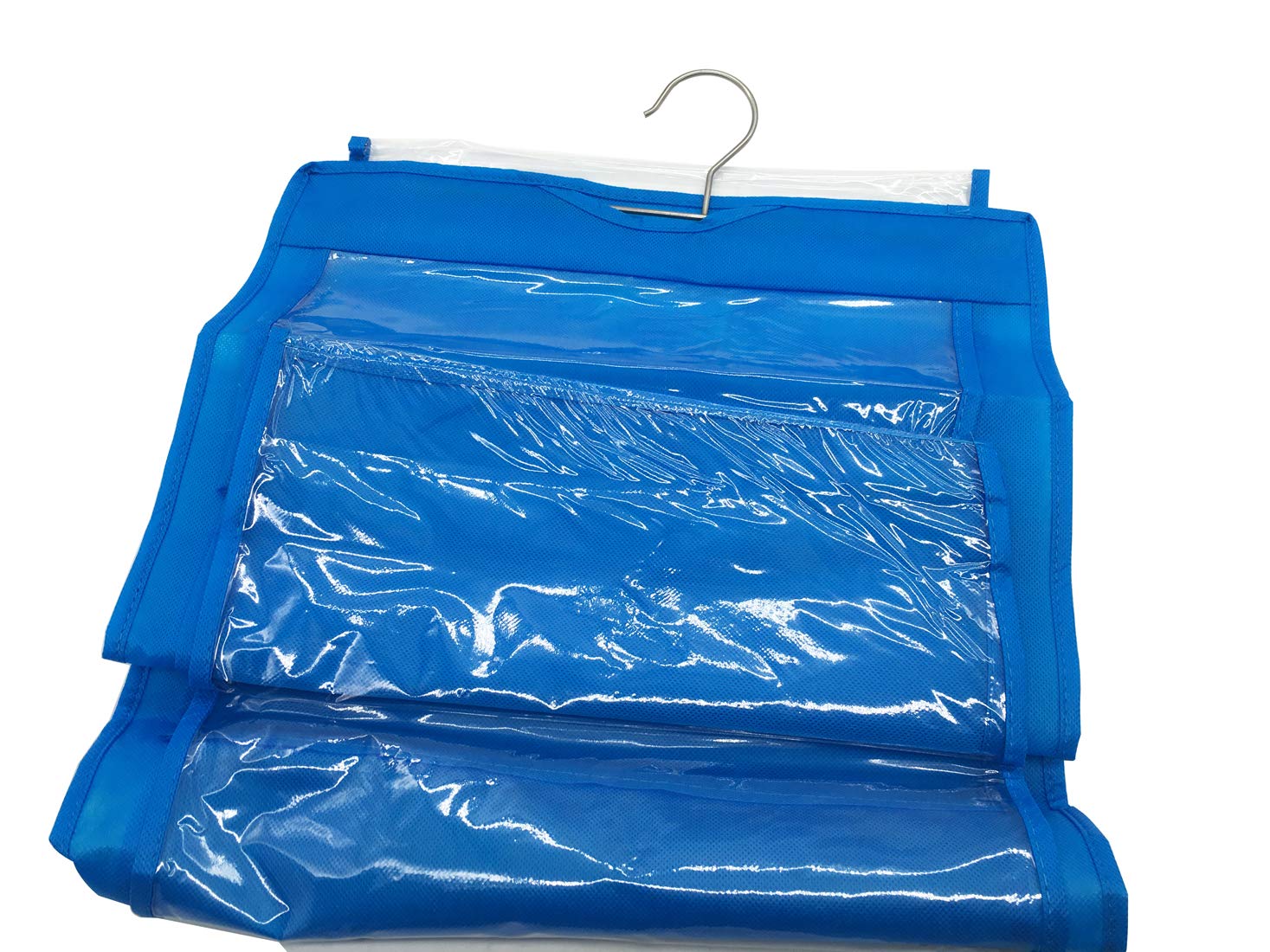Somtis 35 x 13 W Organizador de Bolso de Mano 6 Bolsillos de Vinilo