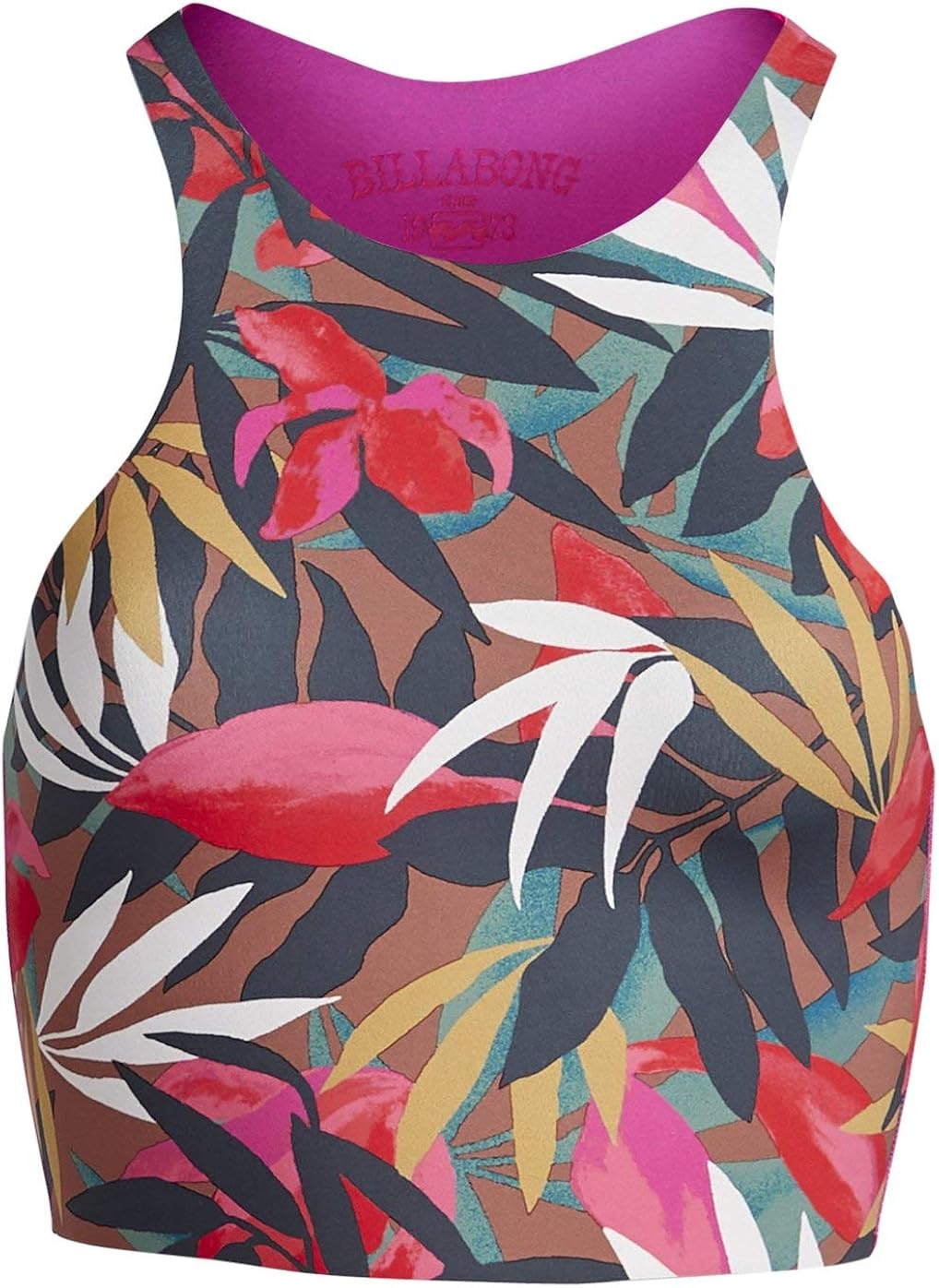 Billabong Womens Sea Crop 1mm Neoprene Surf Top Tropical