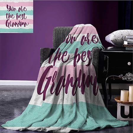 Grandma Etanche Couverture Couronne De Fleurs Avec Une Citation De Pluie A Propos Des Personnes Agees