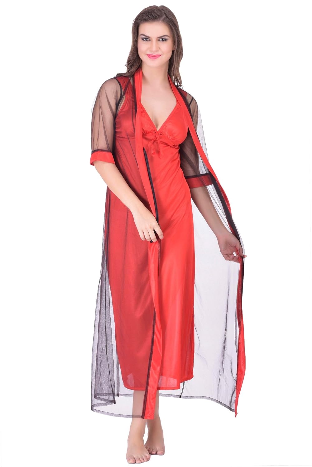 claura women's nighty with robe