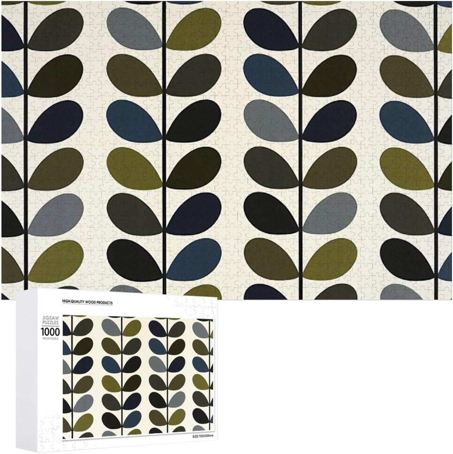 Amazon Com Orla Kiely Collage Jigsaw Puzzle 1000 Pcs Everything Else