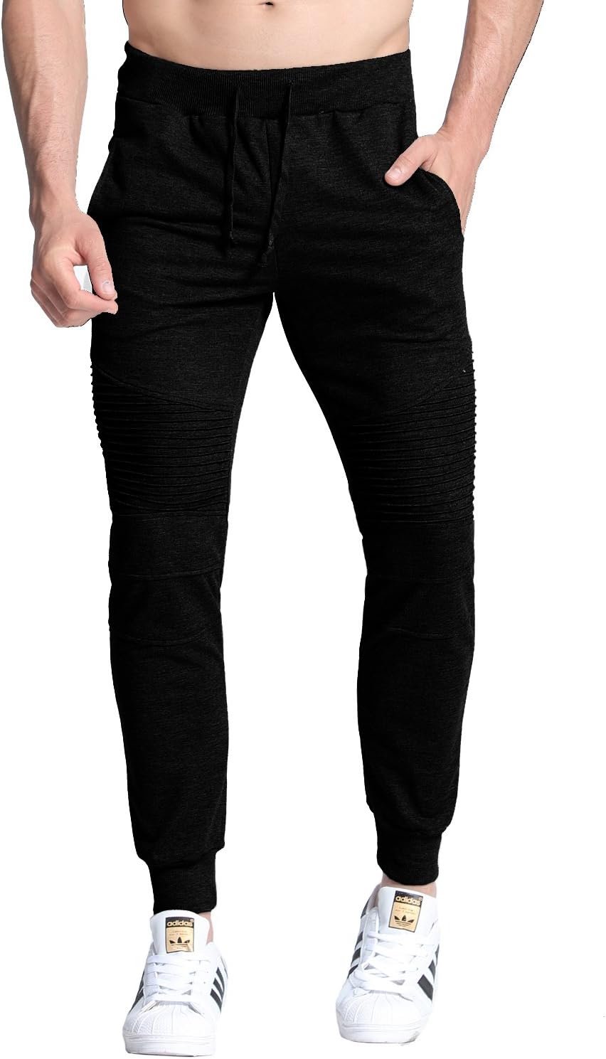 Men's Joggers Sweatpants Casual Athletic Running Workout Track Pants Slim Fit Sweatpants with Pockets