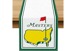 Buxiuer Masters Tournament Table Runner Masters Golf Party Decorations Dining Room Home Kitchen Table Decor (13" x 72")