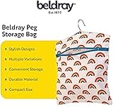 Beldray LA081544EU7 Peg Bag Rainbow Print Washing Line Hanger 100 Peg Capacity view 2