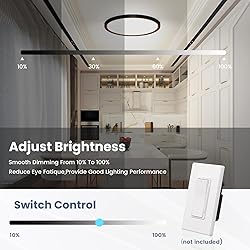 NIORSUN 12 inch Flush Mount LED Ceiling Light