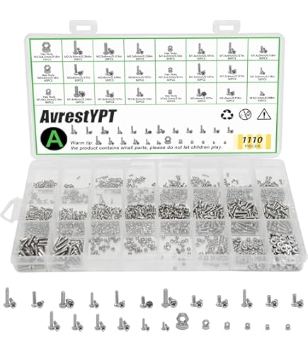 Amazon.com: Kyosho Mini-Z Button HEX Screw Set (MR-03/Nickel