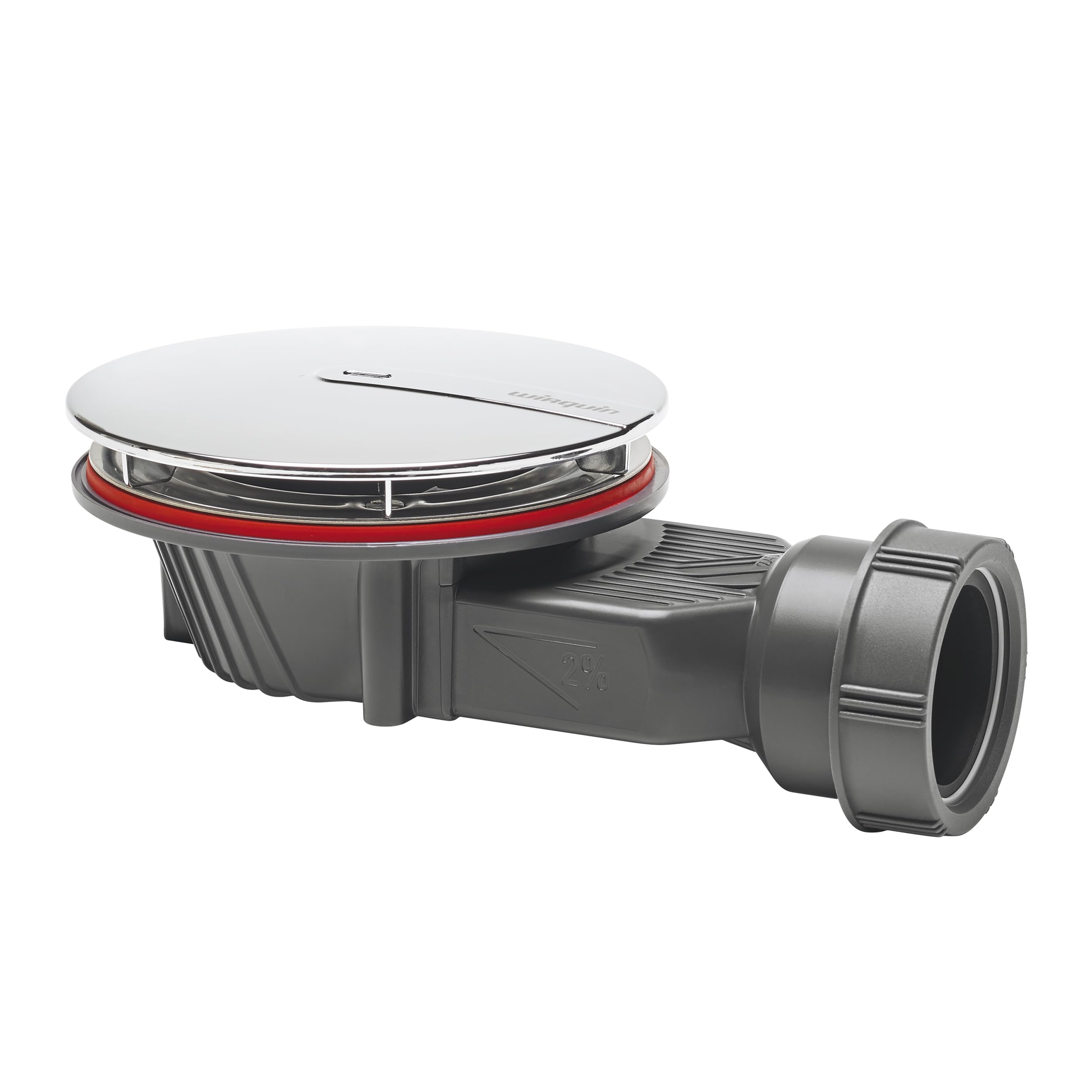 Wirquin 30723397 Slim+ Brushed Nickel Dome