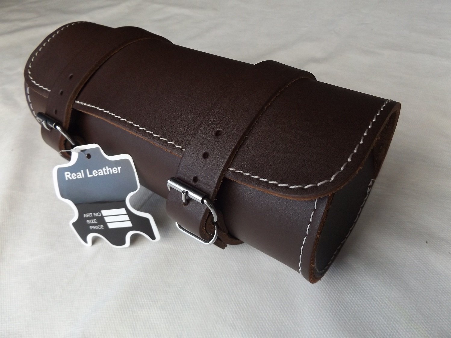 Full Grain Cowhide Leather Motorcycle Motorbike Tool Roll Saddle Bag TR9 Amazon.co.uk Car