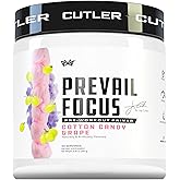 Prevail Pre Workout Powder with Nootropics: Pre Workout for Men and Women, Cutting Edge Energy and Focus Supplement with L Citrulline, Alpha GPC, L Tyrosine | Cotton Candy Grape, 40 Scoops