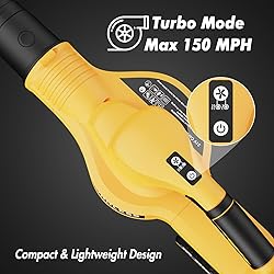 Leaf Blower Cordless with 2 Batteries and