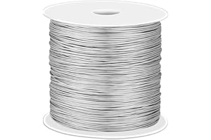 Cridoz 22 Gauge Stainless Steel Wire for Jewelry Making, Craft and Bailing