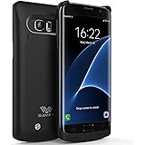SAVFY Galaxy S7 Edge Battery Case 5200mAh External Backup Power Battery Charger Case Cover with Kickstand for Samsung Galaxy S7 Edge (Not for S7) (Black)