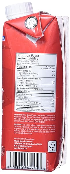 BIOSTEEL MIXED BERRY SPORTS DRINK, 500 ML