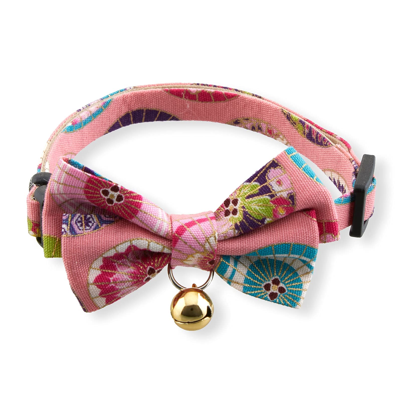 Temari Bow Tie Cat Collar (Pink)