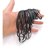 Recorder Rubber Belts - Cassette Recorder Repair Maintenance Mix Flat Cassette Tape Machine Rubber Belts 40-135MM (50PCS) (Wi