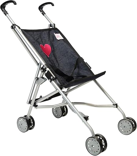My First Umbrella Doll Stroller In Denim For Toddler Doll Accessories Amazon Canada