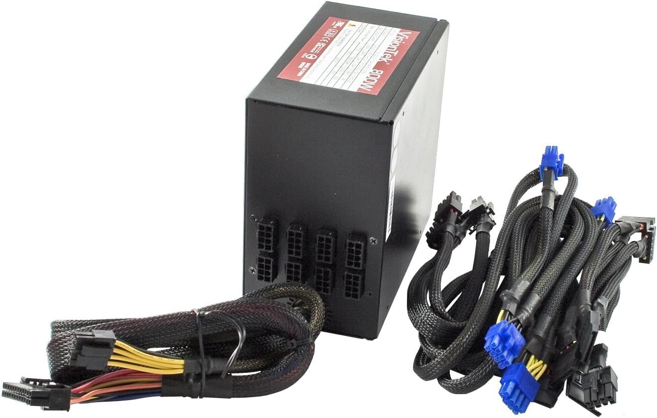VisionTek 800W Modular PC Power Supply - 900490