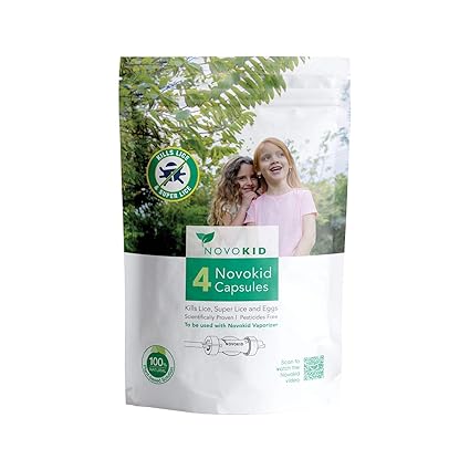 Novokid 4 Replacement Disposable Capsules For Novokid S Lice