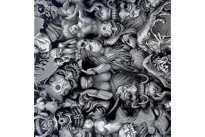 SOUTHERN HYDROGRAPHICS Hydrographic Film Supplies Water Transfer Hydro Dipping Dip Pits of Hell Film Linear Meter, silver