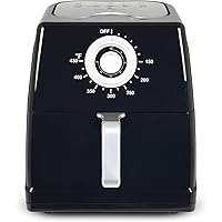 Paula Deen 8.5QT (1700 Watt) Large Air Fryer, Rapid Air Circulation System, Square Single Basket System, Ceramic Non…