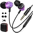 Jelanry 3.5mm Headphones with Microphone for Mac 2024 iPhone 6s, in-Ear Wired Earbuds PC 3.5mm Earphones for Samsung A15 A25 S10 S9 A03S A52 A14 A12 A13 Google Pixel 5A 4A 3A Moto G Power Pure