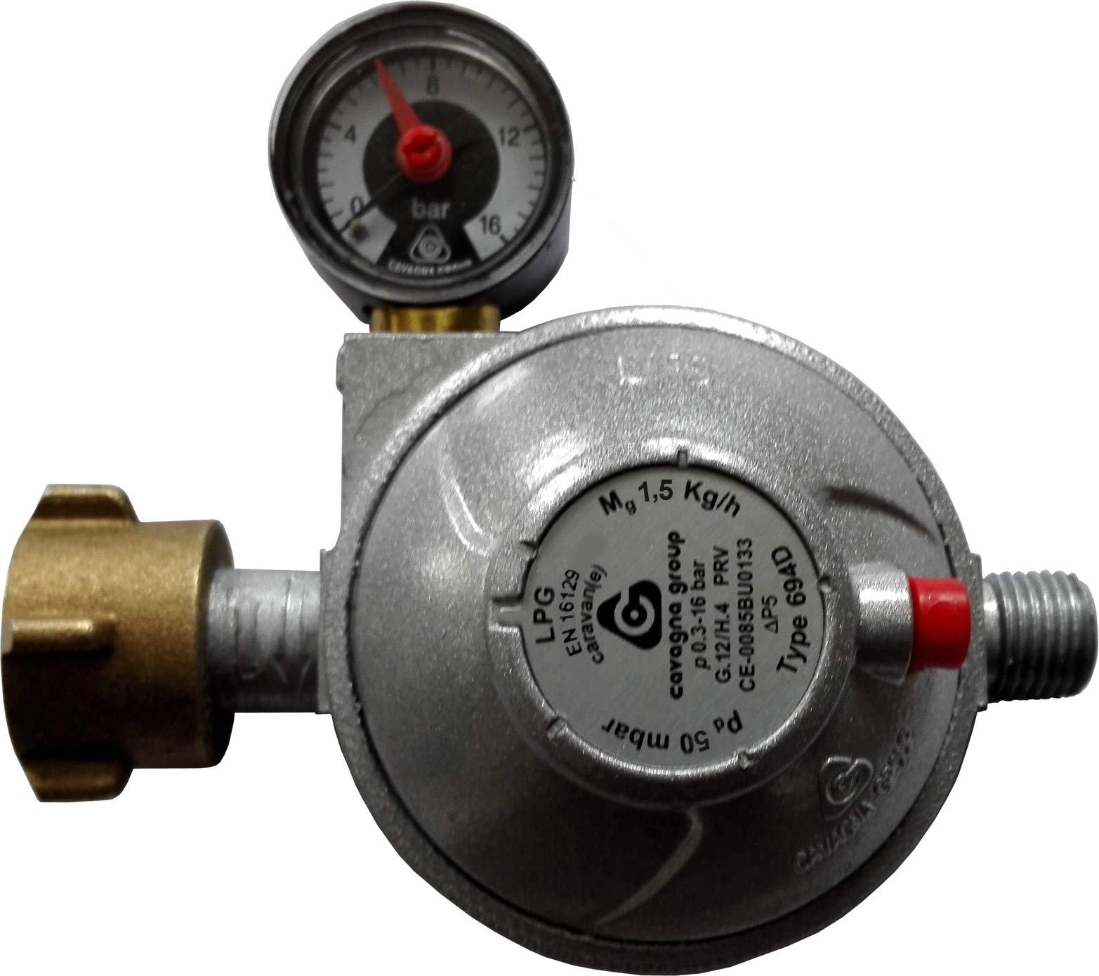 Safety vehicle regulator for caravans and campers 30 or 50mbar (2017 printed)